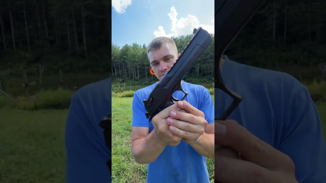 500 Magnum Vs Desert Eagle! #outdoors #challenge