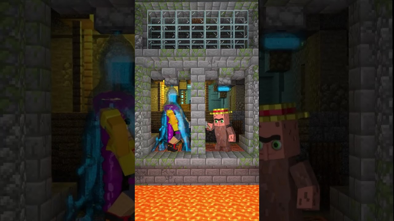 😡Rumi’s Fight for the Last Water Source!💧 #minecraft #rumi #villager