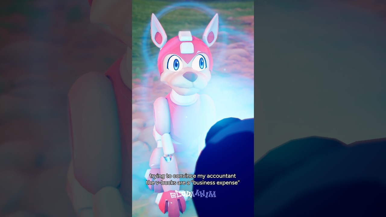 SOMETHING CUTE ( Fortnite / Mega Man Gaming Animation )