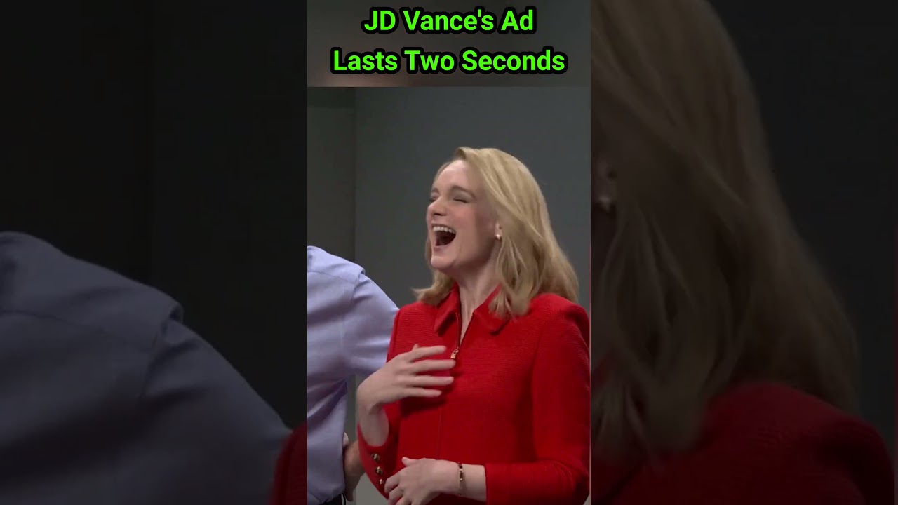 JD Vances Ad Lasts Two Seconds #snl #trendingreels #trendingnow