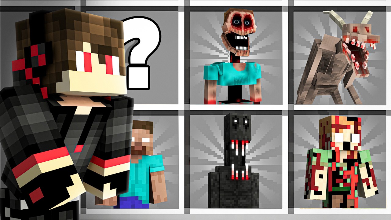 We trapped EVERY SCARY ENTITIES in Minecraft