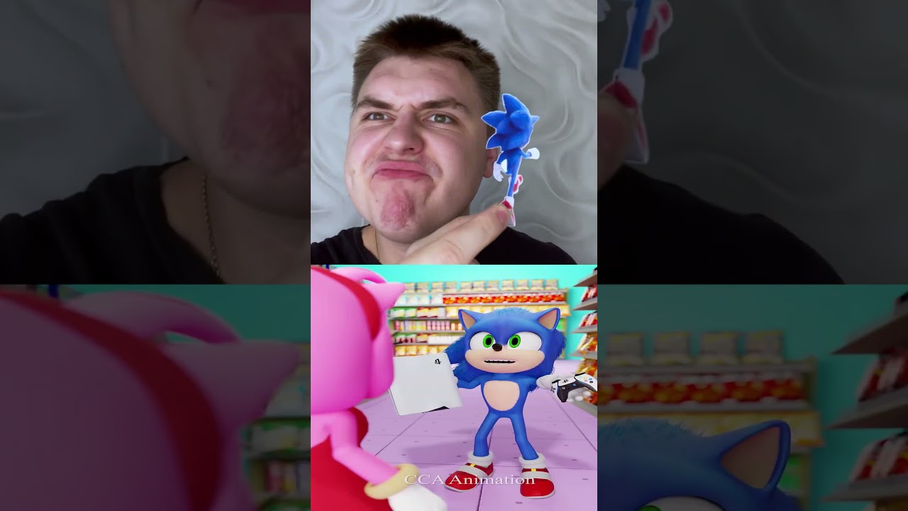 PINK BOX REACT SONIC Can Only Buy One Thing 🤣😂 - Animation Meme #sonic #memes #funny #shorts