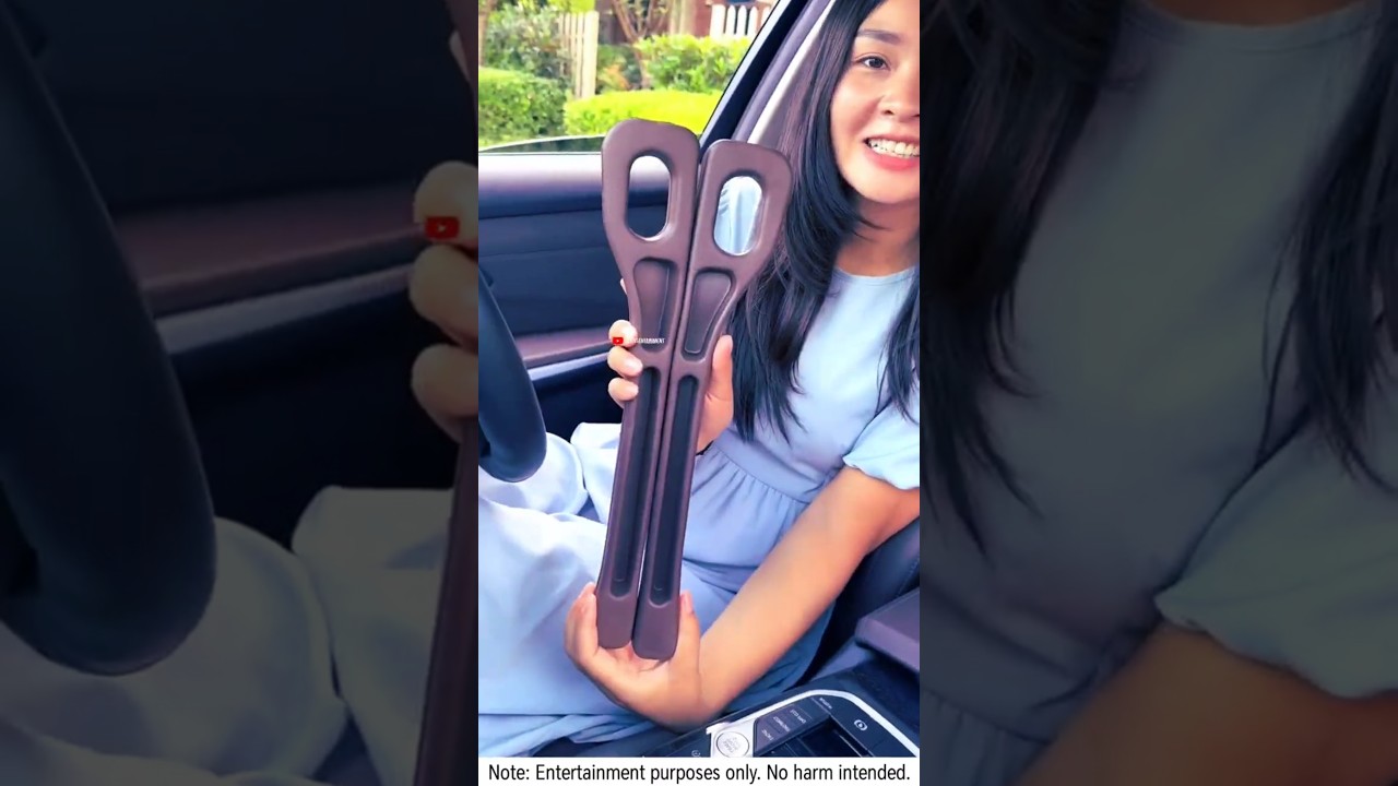 smart car seat gap organizer 🤣 #funny #funnyvideo