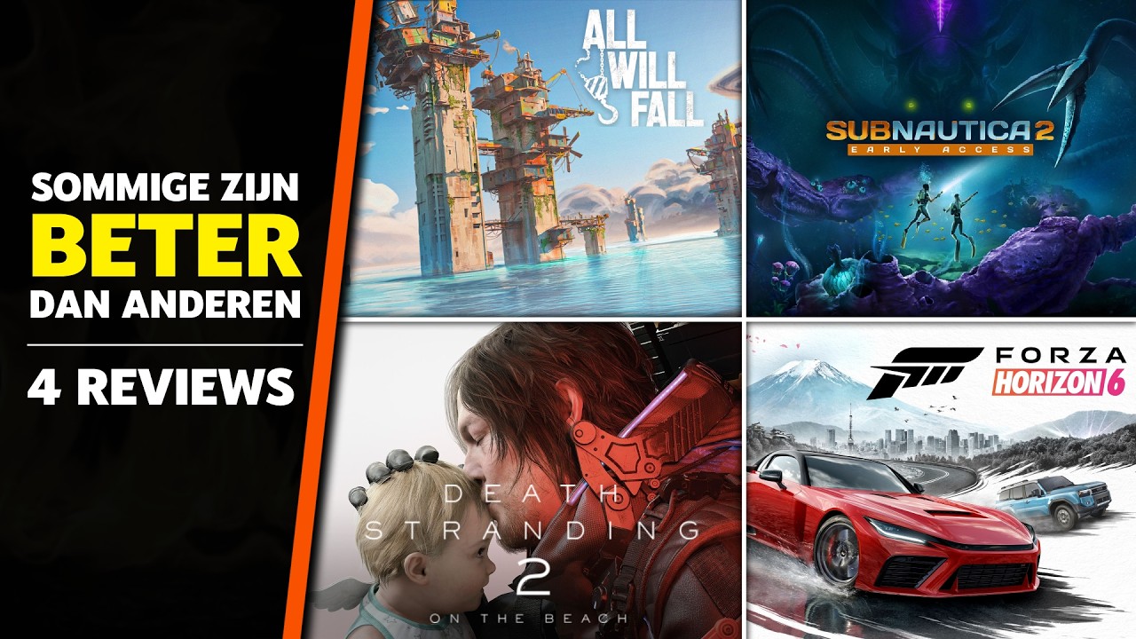 4 Game Reviews in 1 aflevering! - Mwah Gaming Podcast