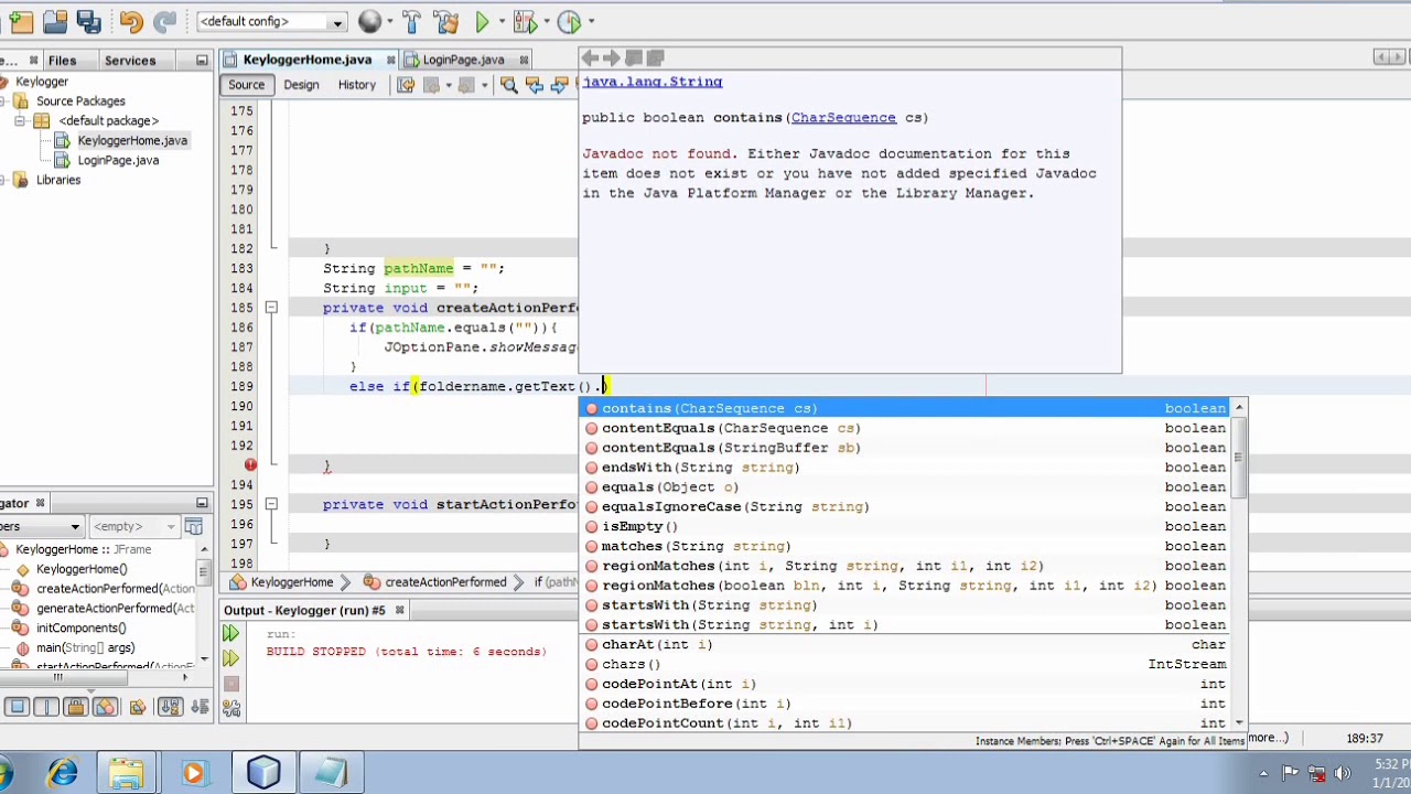 HOW TO MAKE A KEYLOGGER WITH JAVA SWING - PART 3