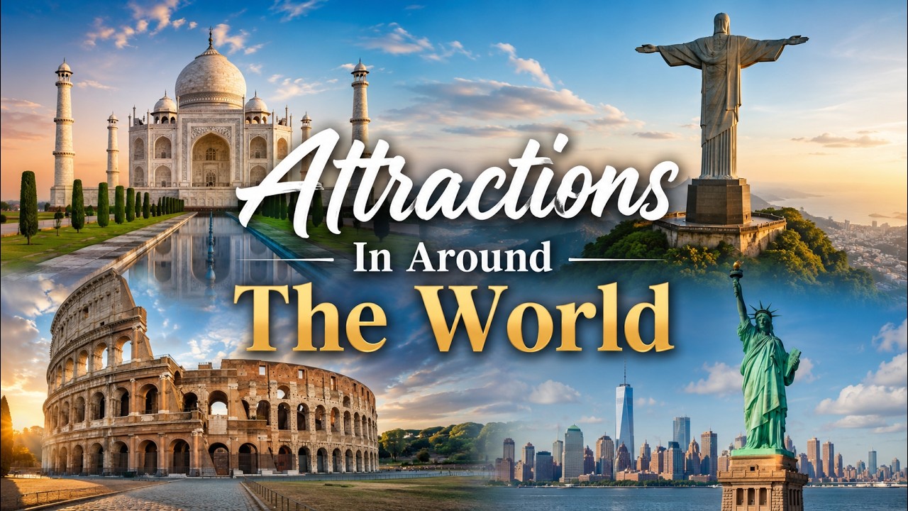 Top 5 Attractions In Around The World | Destinations For Budget Travel | Tourpedia 