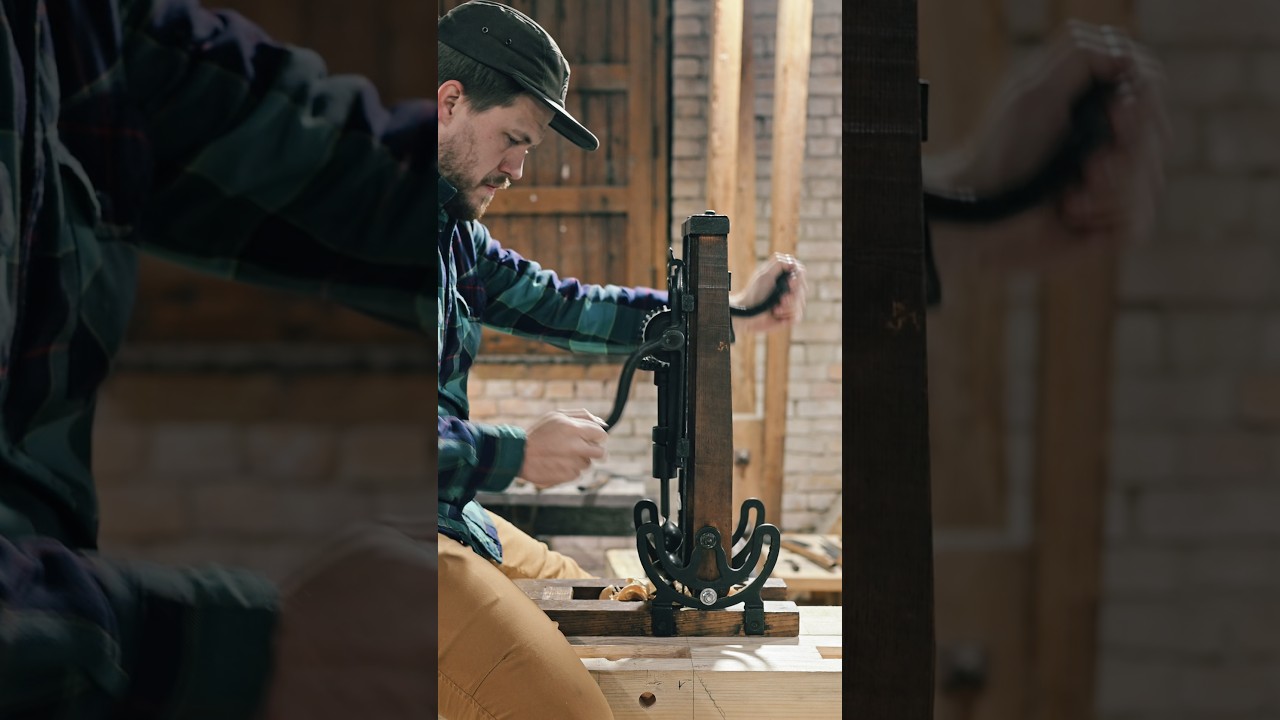 Hand-tools timber framing 🪚 #timeless