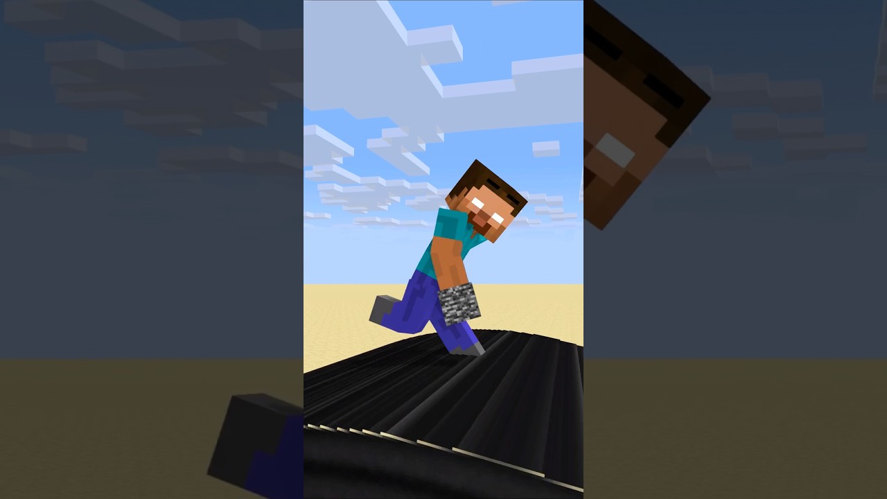 Herobrine And Friends Who Is The Farthest Throw While Running #friendship #shorts #trending #anime