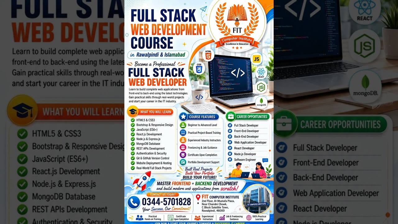 Full stack web development courses in Rawalpindi
