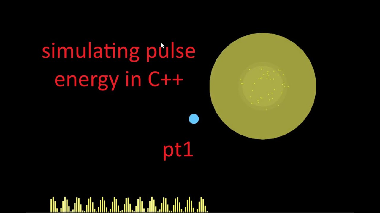 I coded a 2D pulse energy orb simulator that bends reality in C++