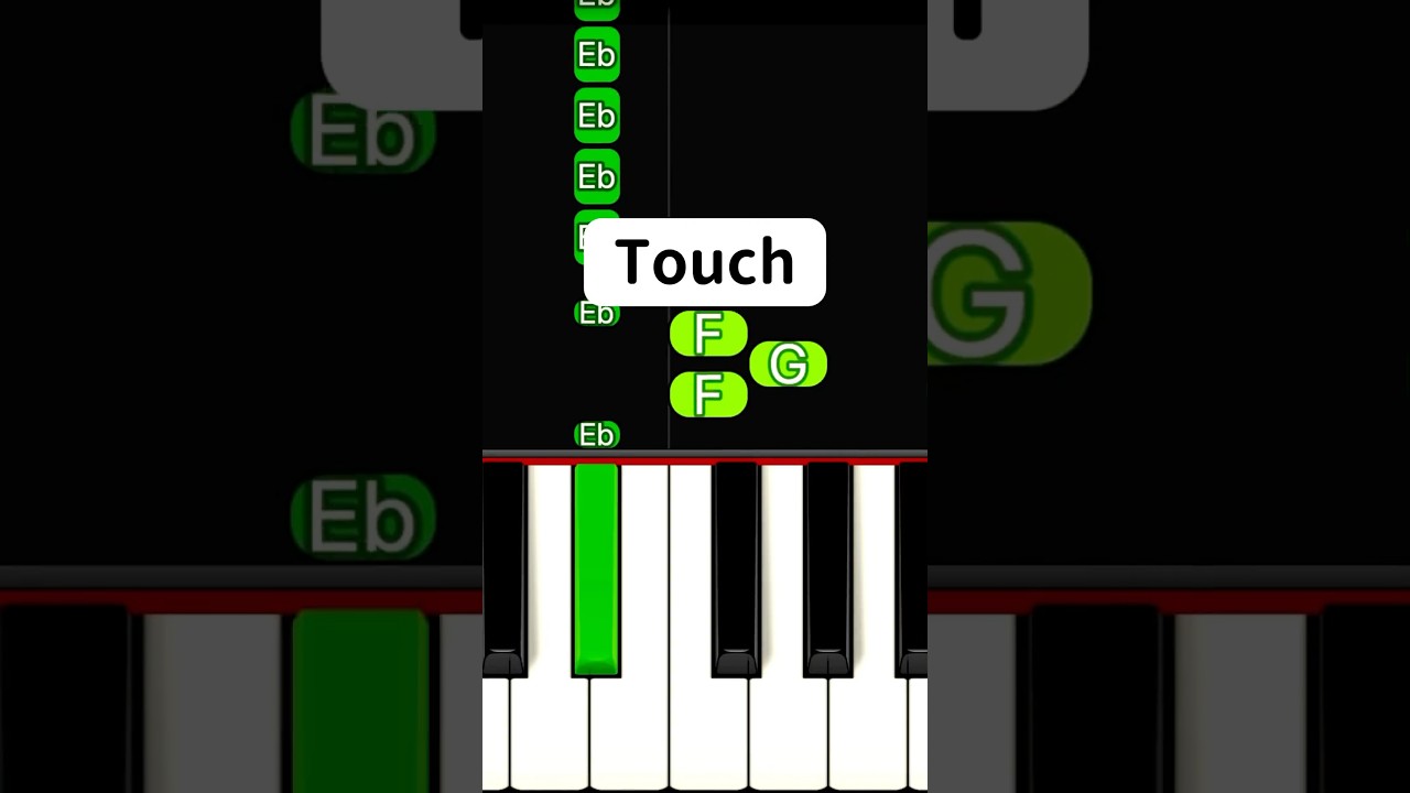 Touch (Piano Tutorial) #TikTok