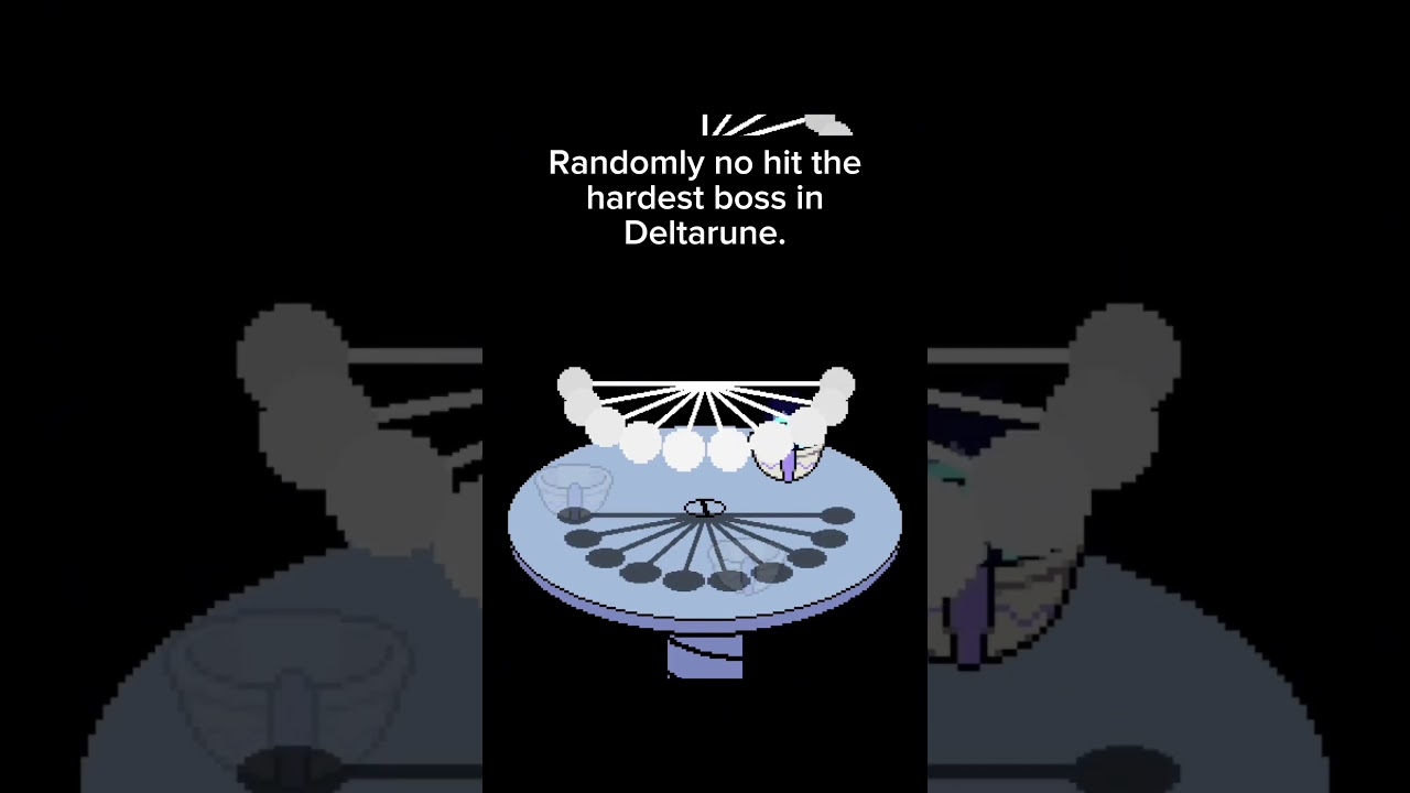 Hardest Boss In Deltarune #deltarune #undertale #gaming