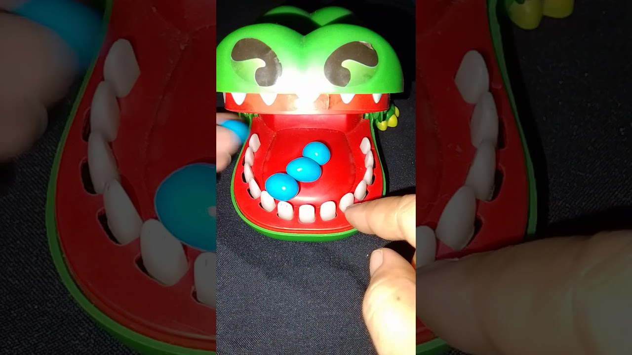 💥BIG CROCODILE DENTIST EATING CANDY 💥#asmr #asmrsounds #shortvideo #shorts