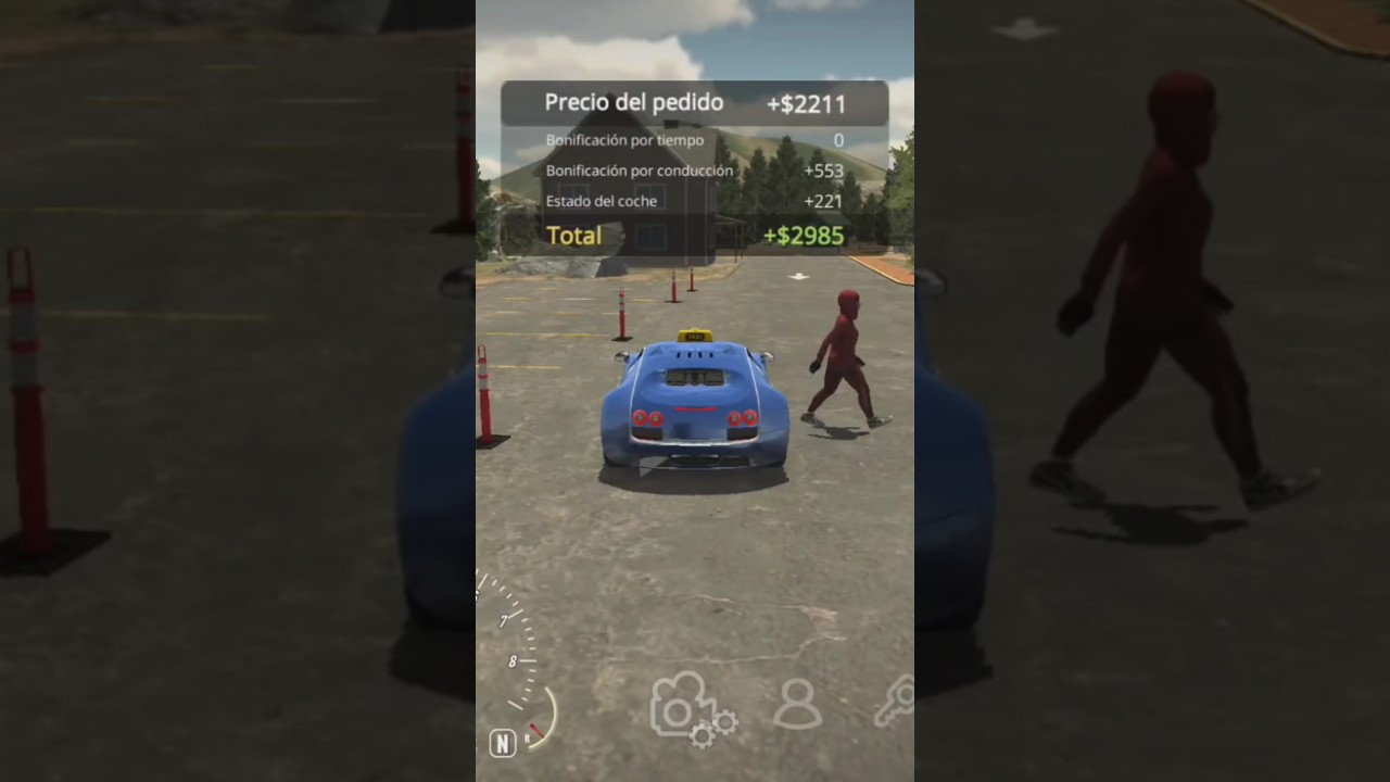 TAXI MILLONARIO VS POBRE 🤣🔥 #carparking #carparkingmultiplayer #roleplay #juegos