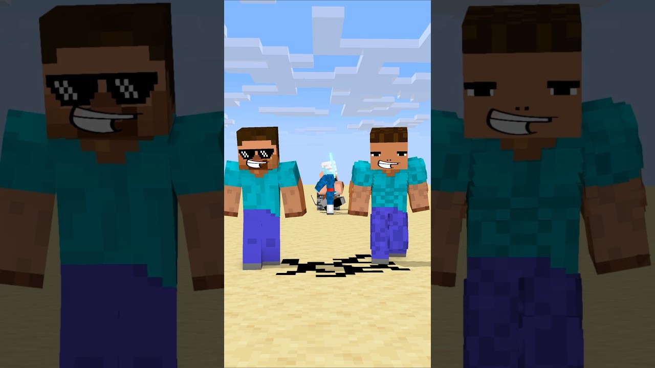 Herobrine And His Friend Outsmarted Grand Priest! #friendship #shorts #trending #anime