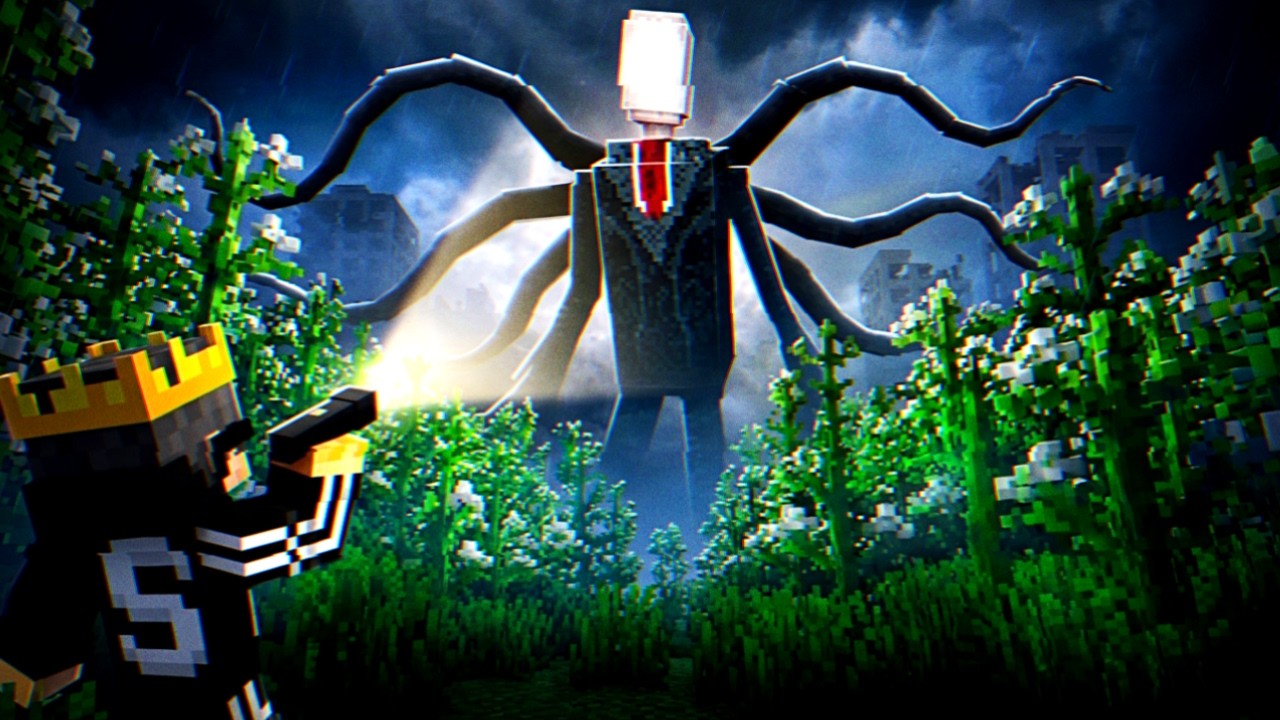 Minecraft Lekin SLENDERMEN Meni Yemoqchi 😮| Minecraft Telefon Uchun