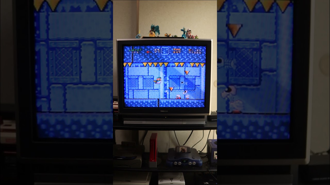Super Mario World Vanilla Dome Fort on CRT  #retrogaming #crt #supermarioworld