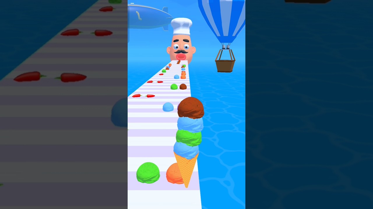 😱 The Biggest Stacky Ice Cream Adventure! 🍦#shorts #gaming #viral #youtubeshorts #trending
