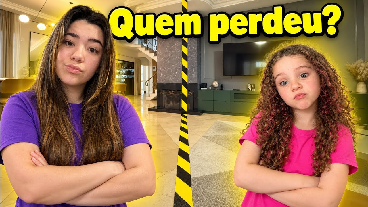 DIVIDIMOS A SALA NO MEIO E A DIVA SE ESTRESSOU