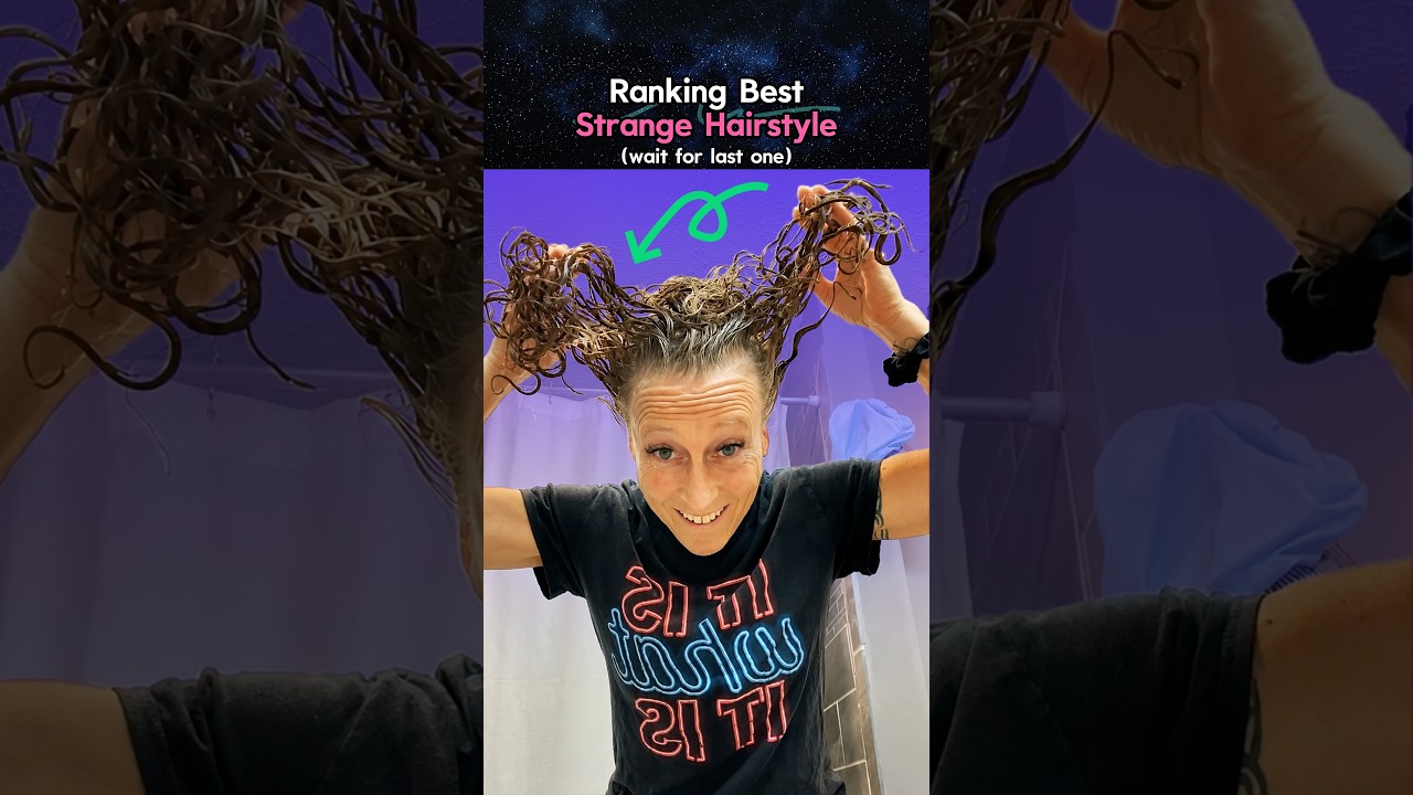 Ranking Best Strange Hairstyle😭😭 #usa  #shorts