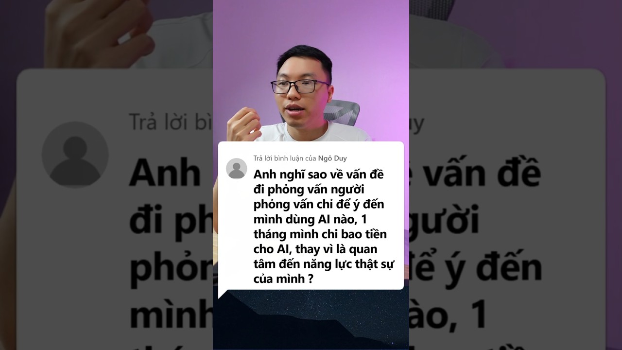 Phỏng vấn thời AI - Câu hỏi đang thay đổi theo cách bạn chưa nghĩ tới
