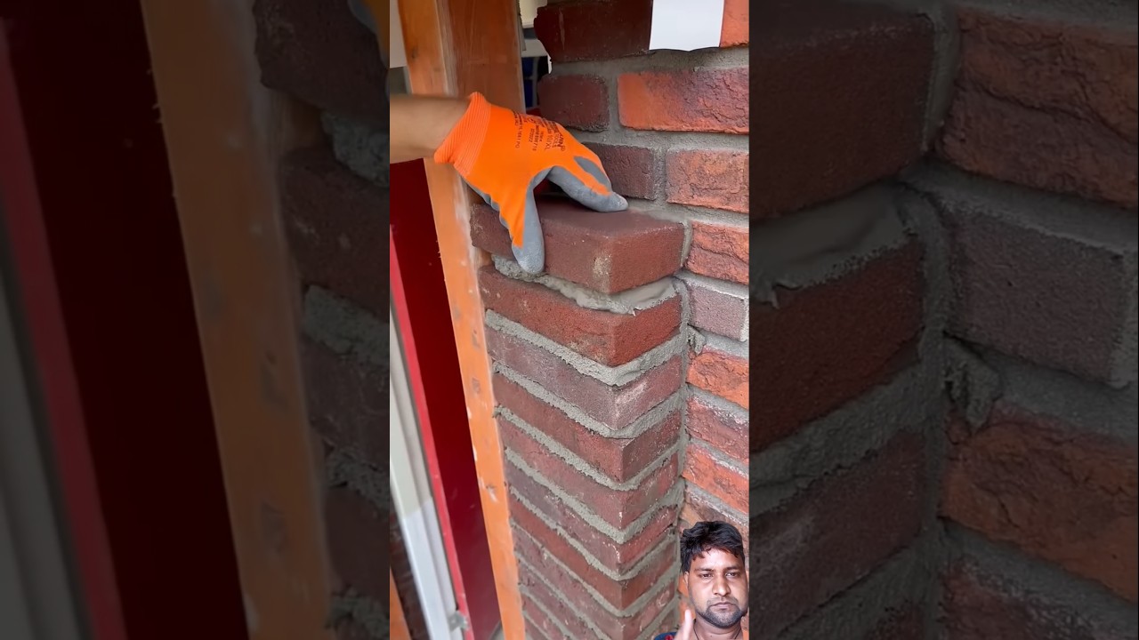 Bricklaying SATISFYING #brickwork #asmr #construction