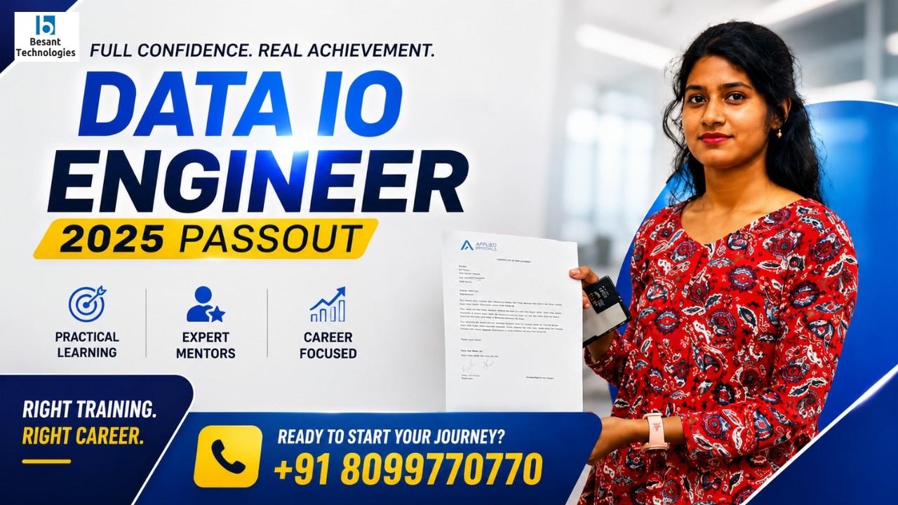 Data Engineer Placement Success Story | Data Science Course in Chennai | Besant Technologies