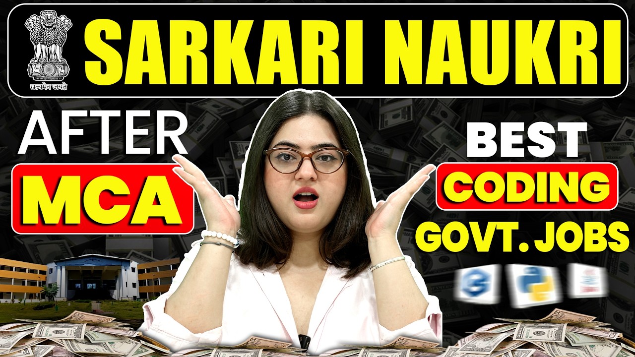 💥Top Government Jobs After MCA | Coding Govt. Jobs for MCA Graduates #mca #govtjobs #codingjobs