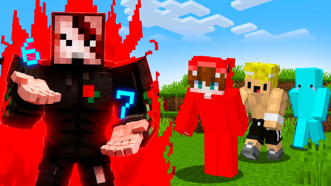 Creé una BATALLA DE AURA entre YOUTUBERS en Minecraft