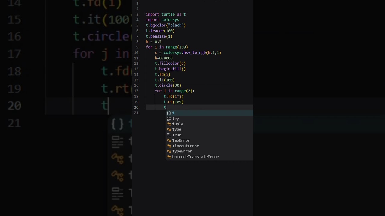 Making design using python🐍🐍 #python #coding #programming