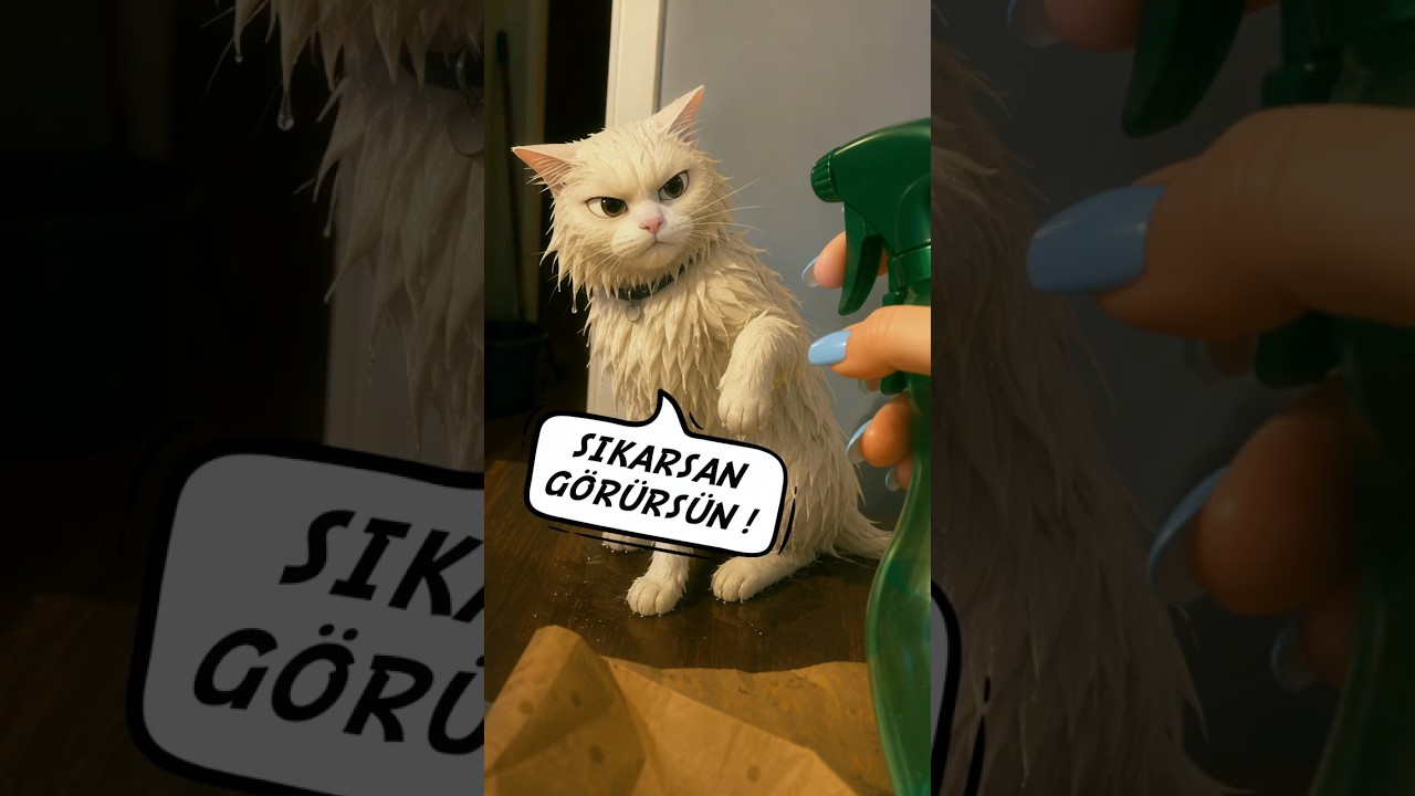 Sıkarsan görürsün 😺😂 #komik #kedi #komedi