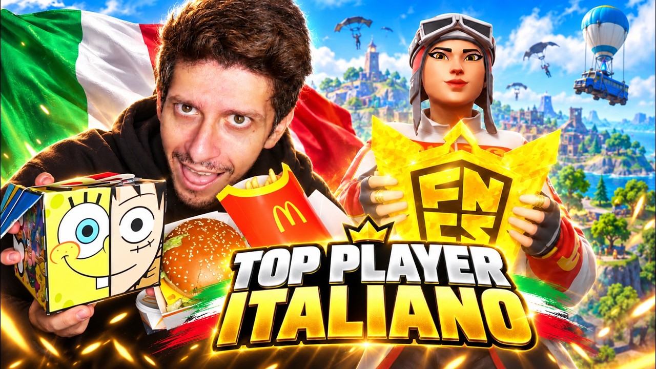 REACTION AL MIGLIOR PLAYER ITALIANO MANGIANDO MC DONALD !!