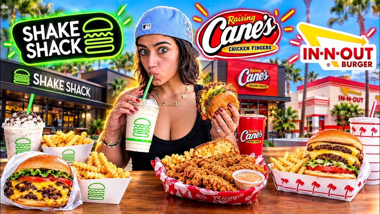 trying the BEST fast foods…