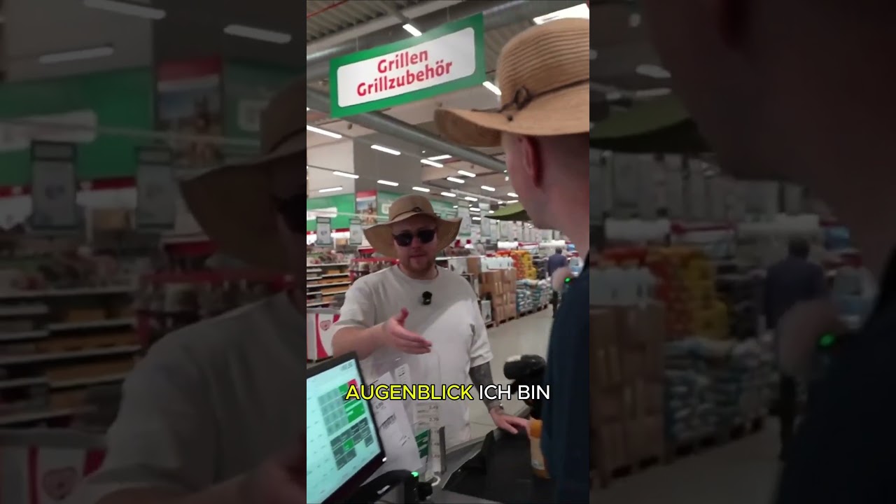 SCHRADIN AN DER KASSE!