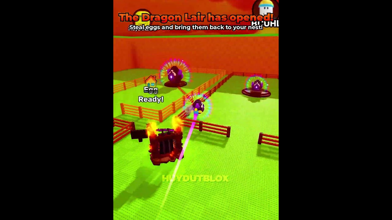 NEW UPDATE EMBER DRAGON🔥🐲 #huydutblox #roblox #stealanegg