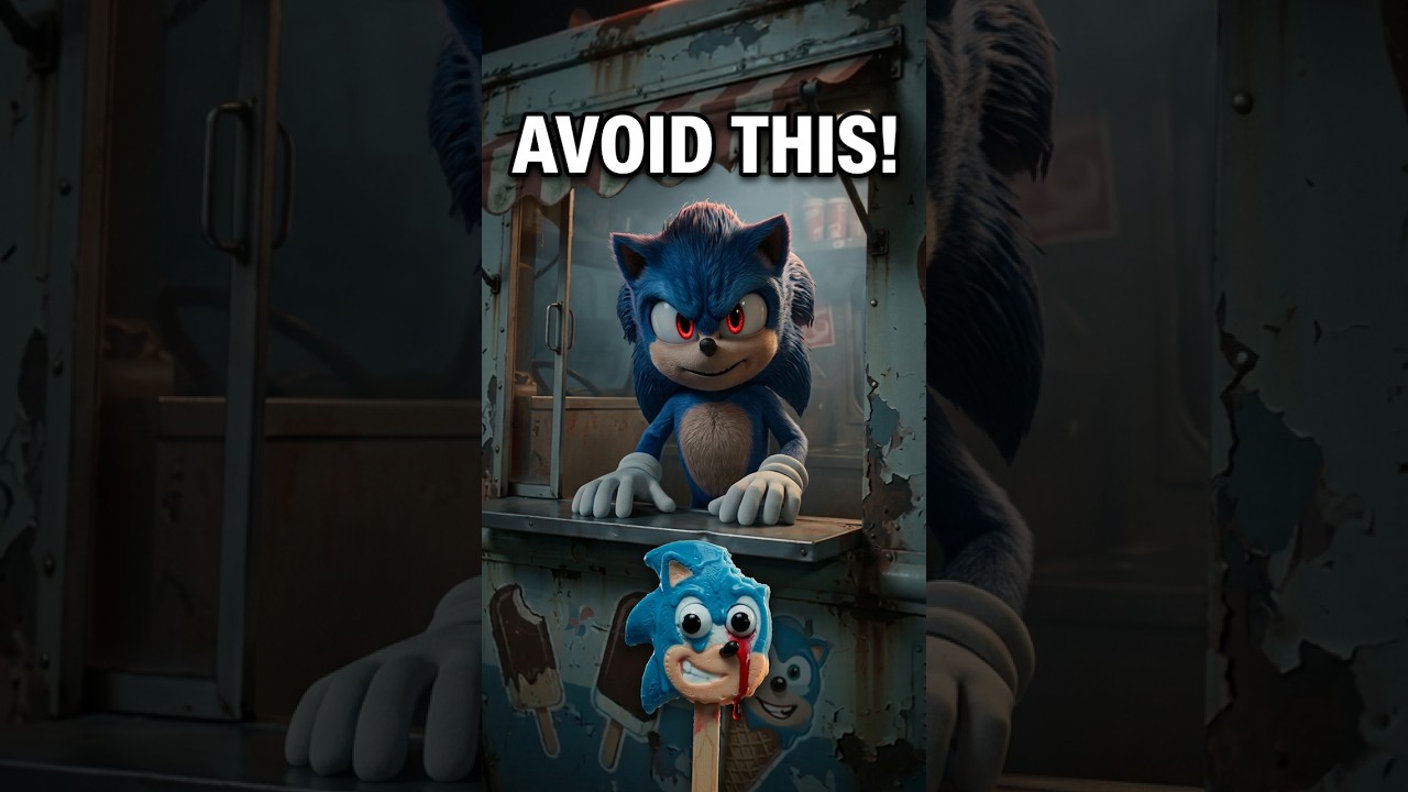 Why you should avoid this Sonic ice cream truck #horror #sonic #trending