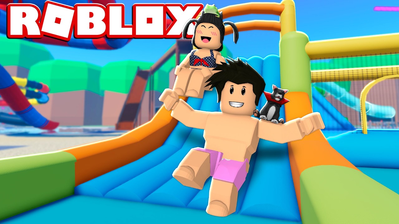 LOKIS NO CLUBINHO | Roblox - Outdoor Waterslide