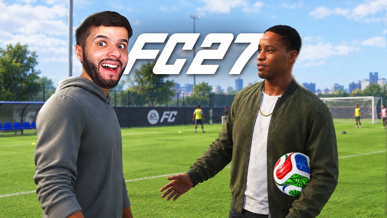 JOGUEI O FC 27 PELA PRIMEIRA VEZ! (Mundo Aberto) 😱⚽