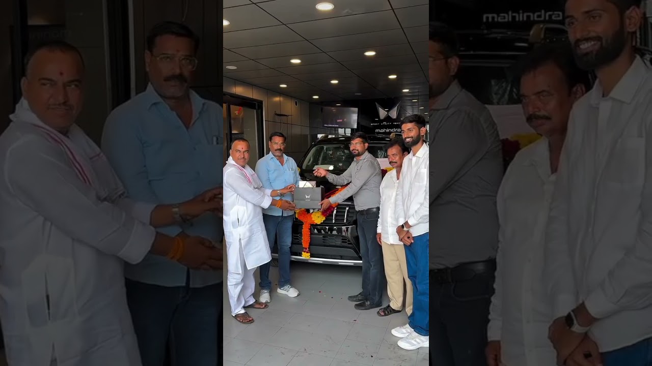 CAR DELIVERY SHOOT #mahindra #automobile #scorpio #love #ayodhya #luxury