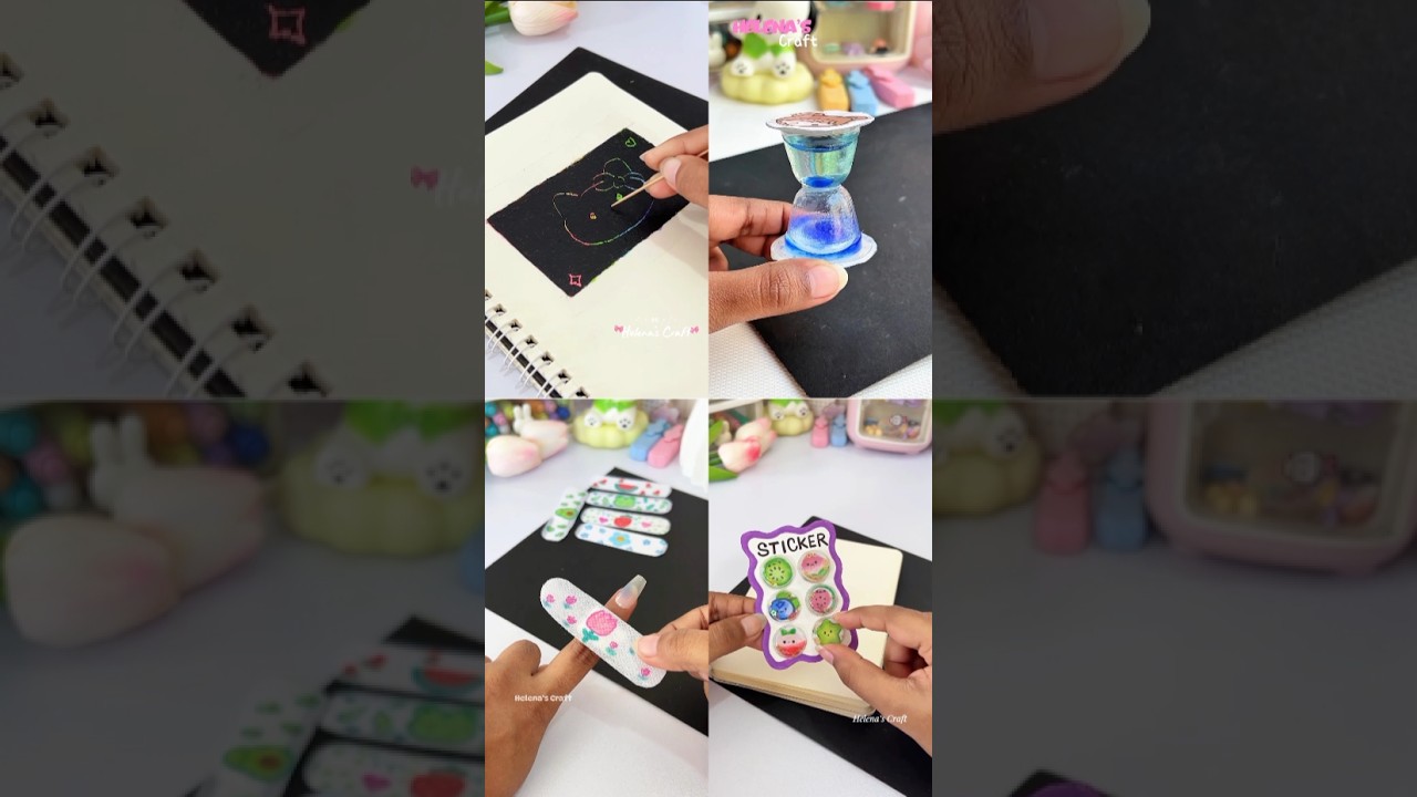 4 Creative Craft Ideas 🤩 #diy #shorts #craft #diyideas #helenascraft