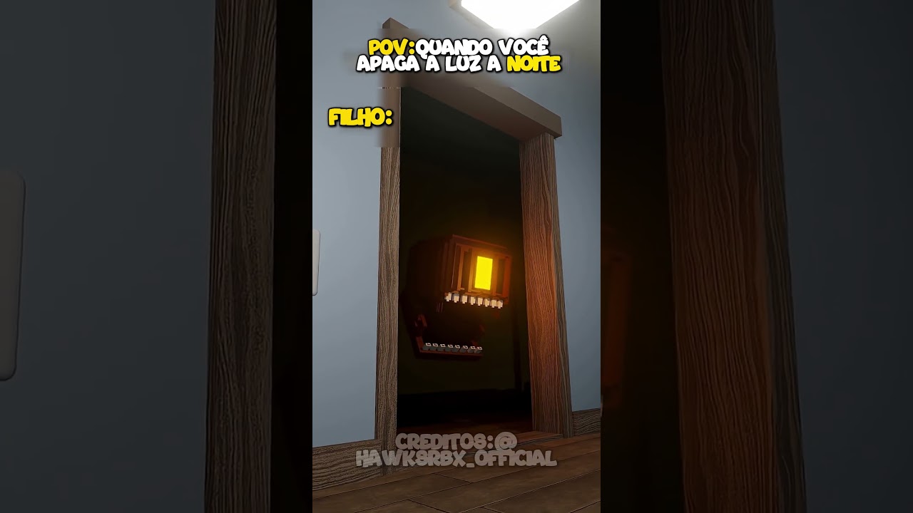 Quando Você Apaga a Luz a Noite - Hawks RBX Dublado  #roblox