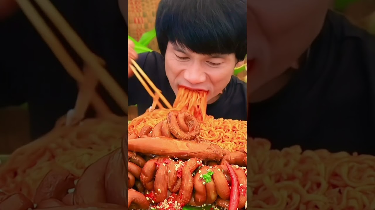 #บะหมี่เผ็ดไส้ตัน#mukbang #โก้อีสานพาแดก