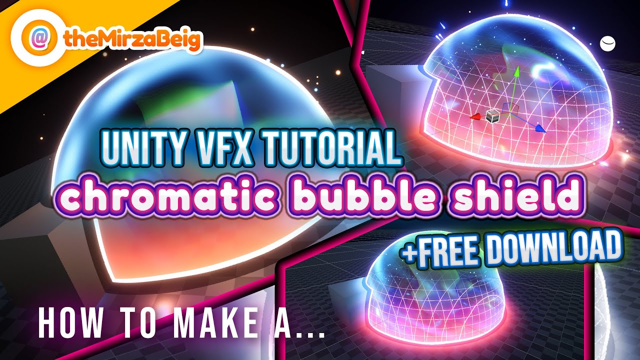 Chromatic Bubble Shield (Unity Tutorial + FREE Project)