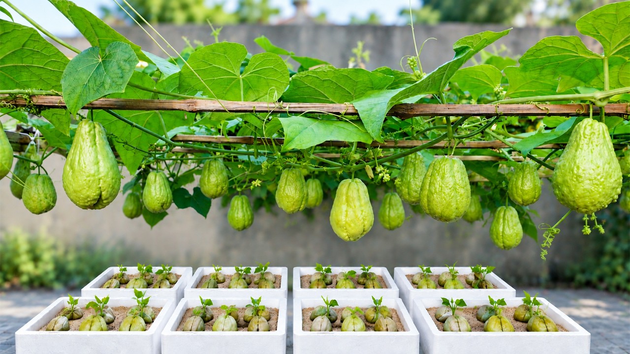Who Knew Growing Chayote at Home Could Be This Easy?
