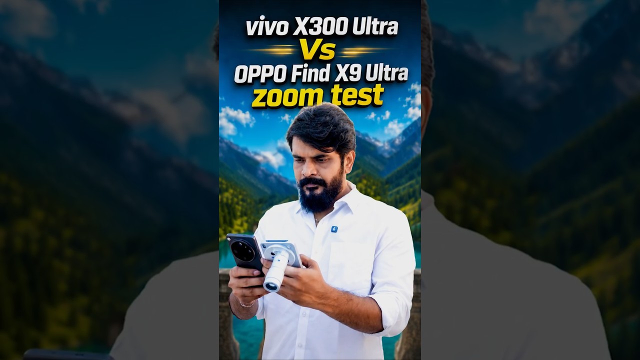 OPPO Find X9 Ultra Vs vivo X300 Ultra | Who win's the Zoom Test?👀 #ZoomTest #FindX9Ultra #X300Ultra