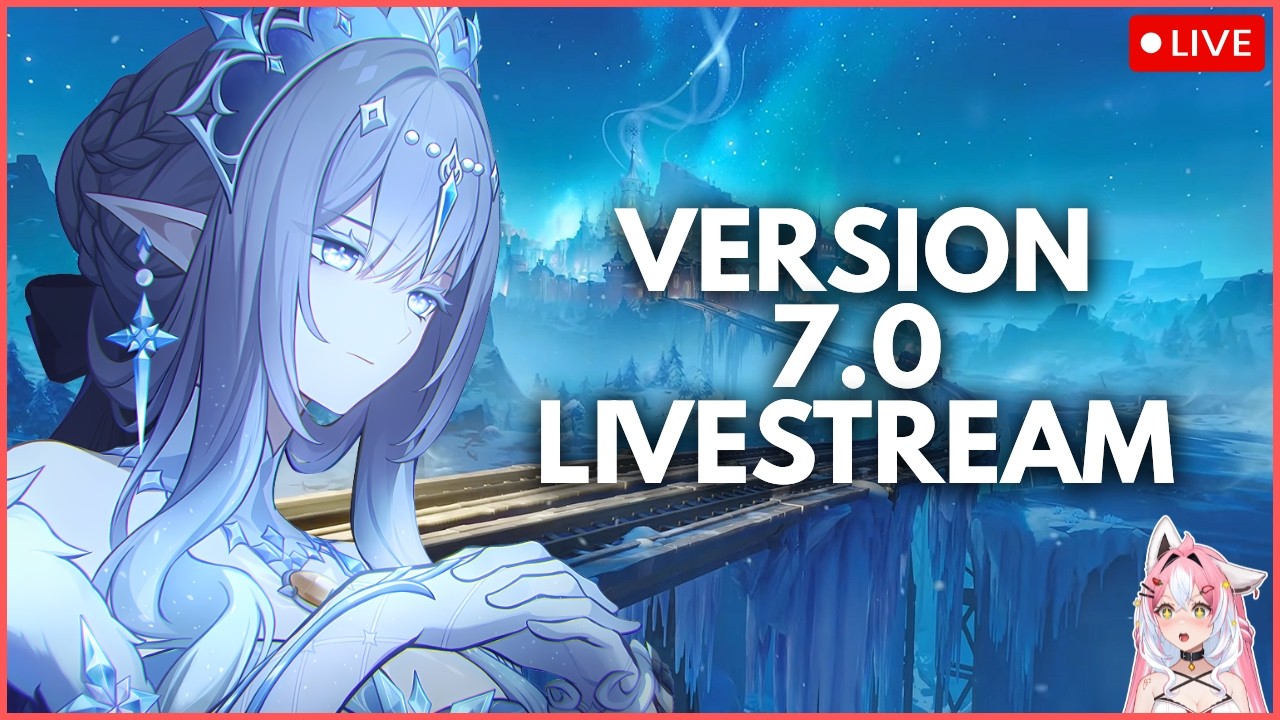 🔴Snezhnaya Version 7.0 Livestream Watch Party!❄️ ft. Welkin Giveaways! | Genshin Impact