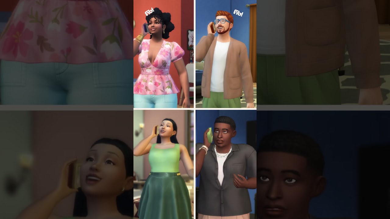 Looking goood 😎 New Create a Sim clothing + cosmic coils 💫Available Now! #sims4