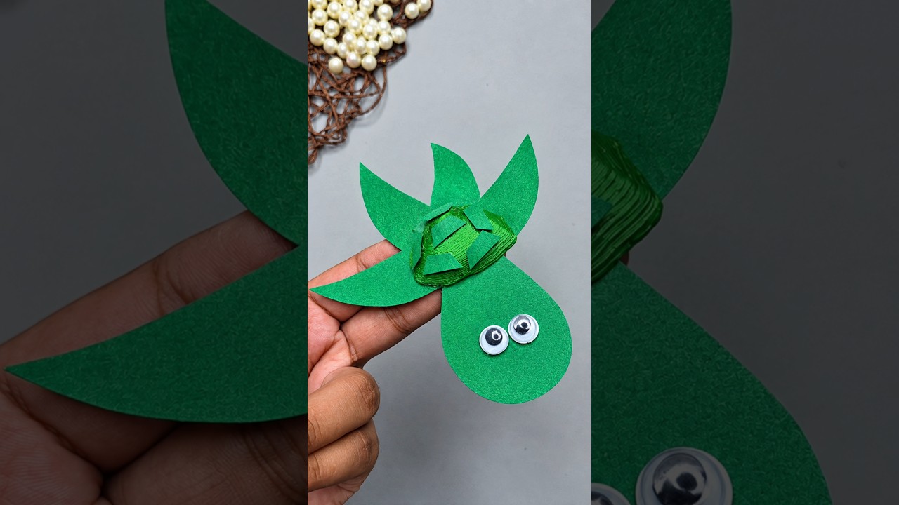 turtle making craft using paper/ turtle craft ideas #craft #papercraft #turtle #kids #toys #shorts