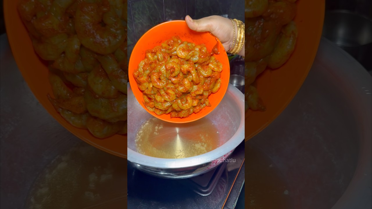 Cooking Godavari *PRAWNS GRAVY GHEE ROAST*🦐🤤||#shorts #foodshorts
