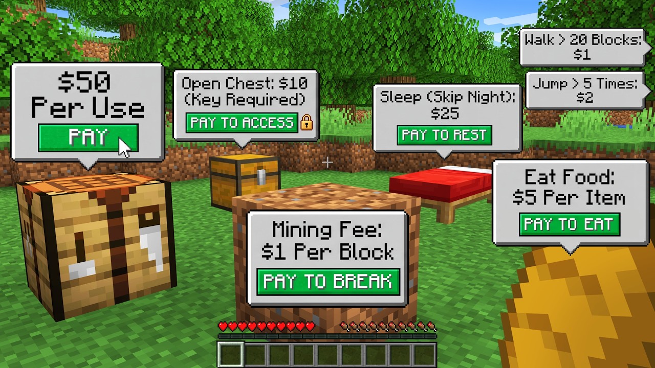 I Turned Minecraft into a Pay-to-Play Game